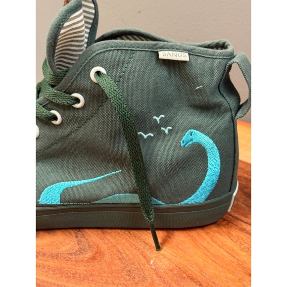 Bang Prehistoric Line - green sneakers Nwot  size 9.5 women - Picture 1 of 10